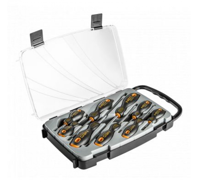 Набір викруток Neo Tools шліцьових, 9 шт. (04-208)