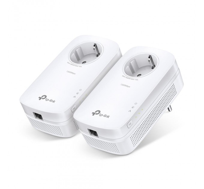 Гігабітний Powerline адаптер з вбудованою розеткою , TL-PA8010PKIT TP-LINK