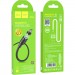 Дата кабель USB 2.0 AM to Micro 5P 1.0m 2.4A magnetic PVC X52 black HOCO (6931474735539)