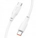 Дата кабель USB-C to USB-C 2.0m 100W TPE X93 white HOCO (6931474790729)
