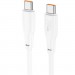 Дата кабель USB-C to USB-C 2.0m 100W TPE X93 white HOCO (6931474790729)