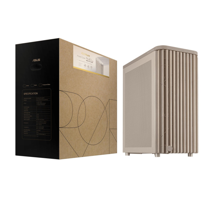ASUS Корпус Asus ProArt PA401 Wood Edition - Mesh Beige (90DC00M7-B39000)