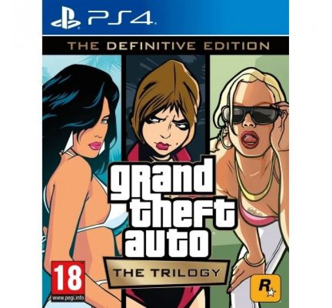 Гра Sony Grand Theft Auto: The Trilogy – The Definitive Edition [PS4, (5026555430920)
