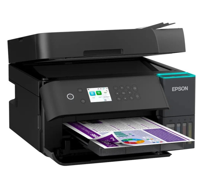 Epson Багатофункціональний пристрій А4 Epson EcoTank L6390 Wi-Fi (C11CL40406)
