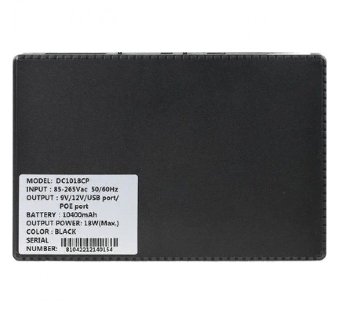 Пристрій безперебійного живлення TTN DC-1018P 18W 12000mAh (DC-1018P 12k)