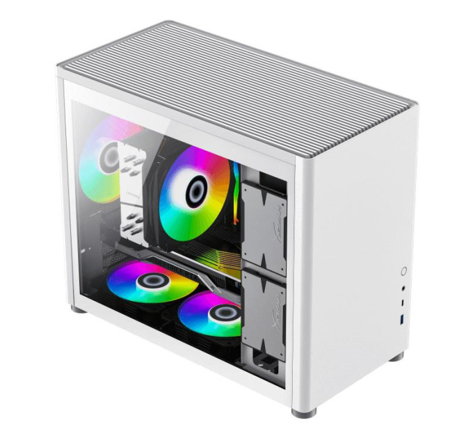 Gamemax Корпус для комп'ютера ATX W/O PSU SPARK FULL WHITE GAMEMAX