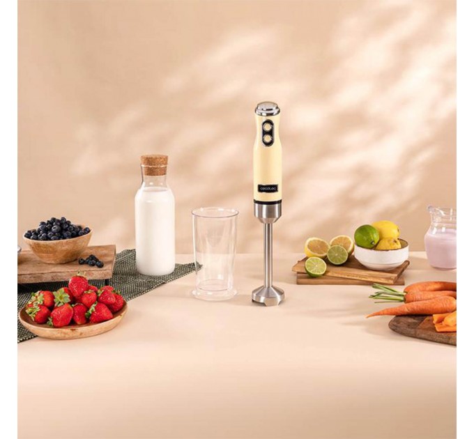 Блендер Cecotec Power Retro 1200MAX Cream&Crush Yellow (CCTC-03941)