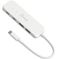 USB-хаб J5create 2 USB-A/2 USB-С White (JCH342EW-N)