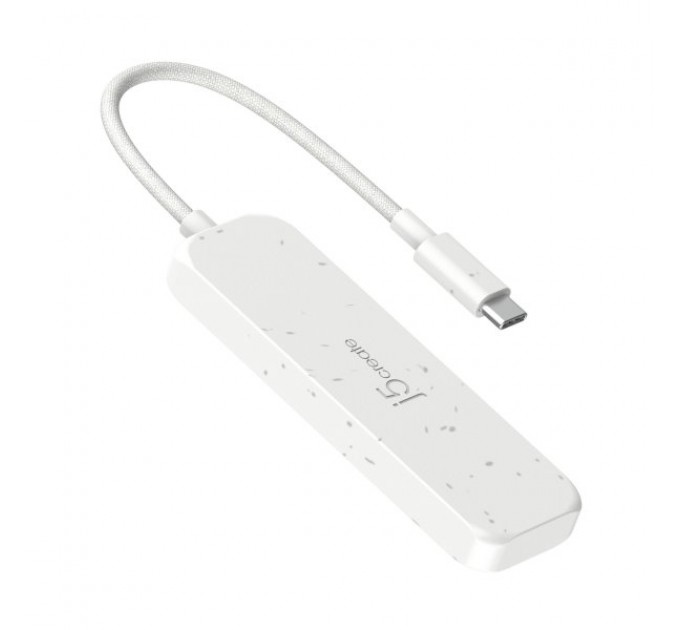 USB-хаб J5create 4 USB-A White (JCH341EW-N)