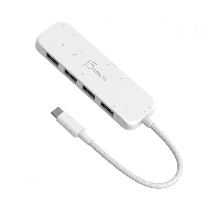 USB-хаб J5create 4 USB-A White (JCH341EW-N)