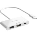 USB-хаб J5create USB-C 3-в-1 White (JCA399-N)