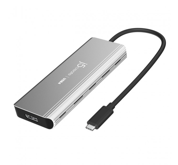 USB-хаб J5create USB-C 5-в-1 Grey (JCD401-N)