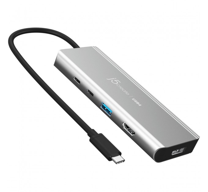USB-хаб J5create USB-C 5-в-1 Grey (JCD401-N)