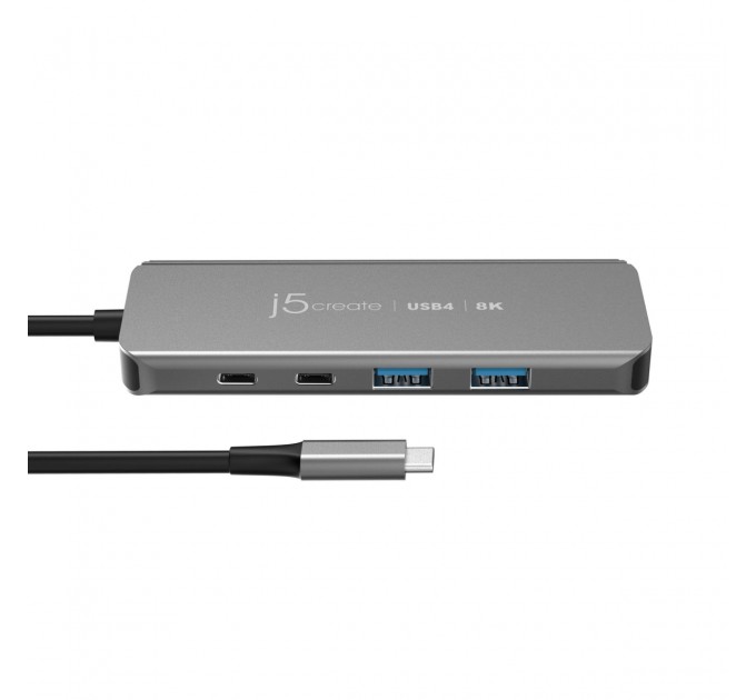 USB-хаб J5create USB-C 5-в-1 Grey (JCH453-N)