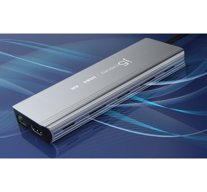 USB-хаб J5create USB-C 6-в-1 Grey (JCD403-N)