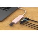 USB-хаб J5create USB-C 6-в-1 Rose (JCD373ER-N)