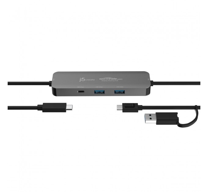 USB-хаб J5create Wormhole Switch Grey (JCH462-N)