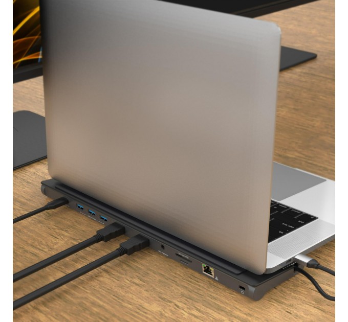 Док-станція J5create USB-C 10-в-1 (JCD542-N)