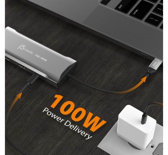 Док-станція J5create USB-C 11-в-1 (JCD397-N)