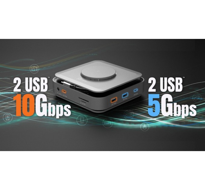 Док-станція J5create USB-C 12-в-1 (JCD3199-N)