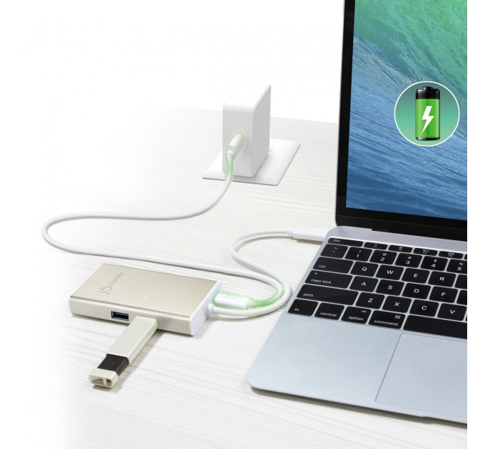 Док-станція J5create USB-C 5-в-1 (JCA374-N)
