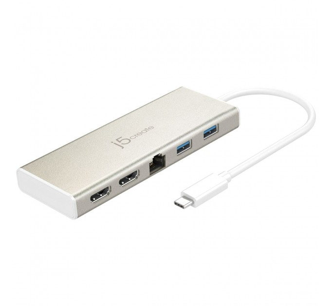Док-станція J5create USB-C 6-в-1 (JCD381-N)
