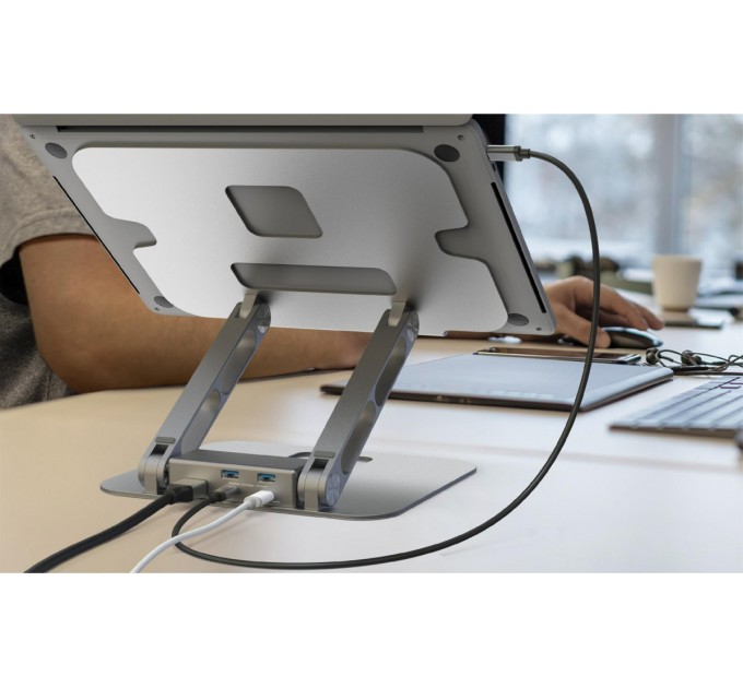 Док-станція J5create USB-C 6-в-1 (JTS327-N)