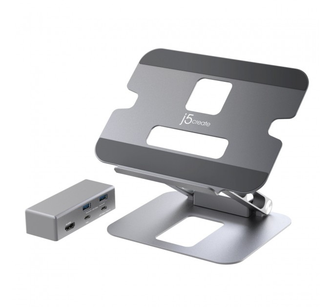 Док-станція J5create USB-C 6-в-1 (JTS327-N)
