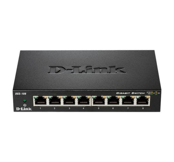 D-Link Комутатор мережевий D-Link DGS-108