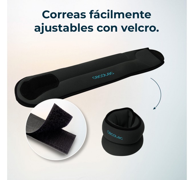 Обтяжувачі Cecotec Drumfit AnkleBell 2000 Neo (2шт по 2кг) (CCTC-07207)