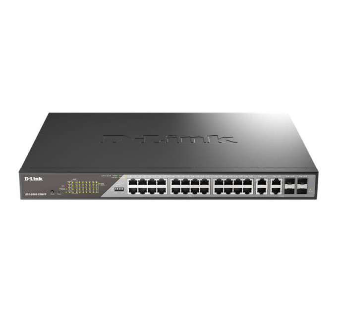 D-Link Комутатор мережевий D-Link DSS-200G-28MPP
