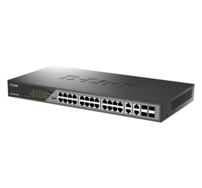 D-Link Комутатор мережевий D-Link DSS-200G-28MPP