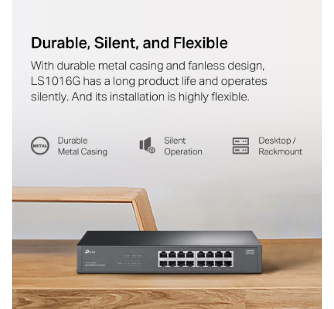 TP-Link Комутатор мережевий TP-Link LS1016G