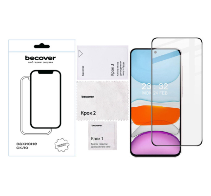 BeCover Скло захисне BeCover Samsung Galaxy A57 SM-A576 Black (714918)