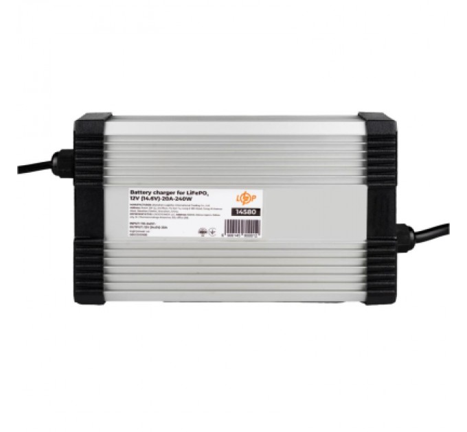 Мережевий зарядний пристрій для АКБ LogicPower LiFePO4 12V (14.6V)-20A-240W (14580)