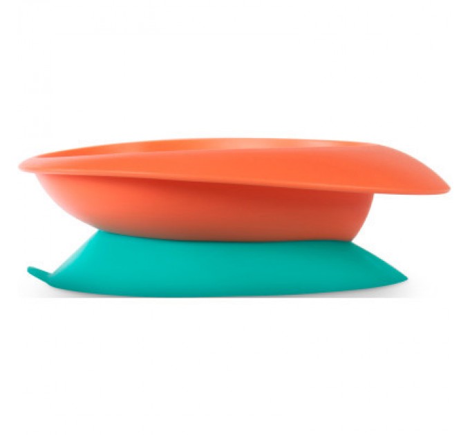 Тарілка дитяча Baboo Ufo з основою-присоскою, від 6 місяців (персик) (9-031)