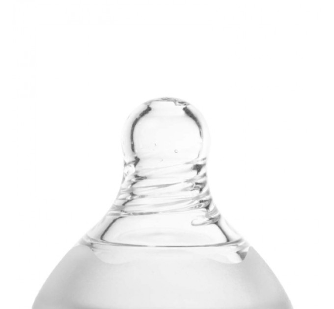 Соска Baboo силіконова (2 шт), широке горлечко, потік для густої рідини, 6+ міс (4-113)