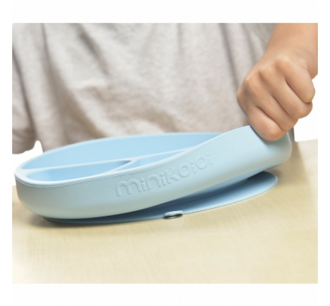 Тарілка дитяча MinikOiOi Portions секційна Mellow Yellow (101050006)