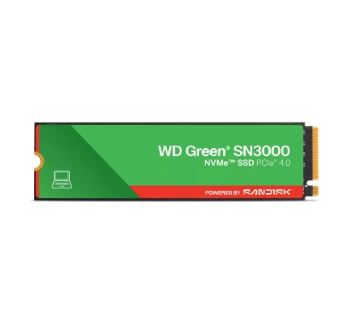 WD Накопичувач SSD M.2 2280 2TB Green SN3000 WD (WDS200T4G0E-00CPS0)