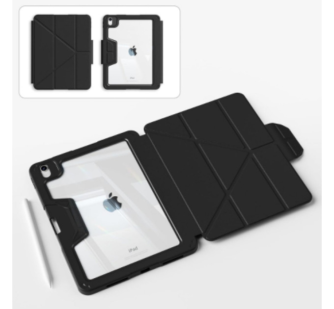 BeCover Чохол до планшета BeCover Rugged Origami Transparent Apple iPad Air 11" M2/M3 (2024/2025) Black (714968)