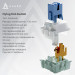 Ajazz Клавіатура Ajazz AK870 V2 Flying Fish Switch USB UA White/Blue (AK870-V2-FF-BWB)