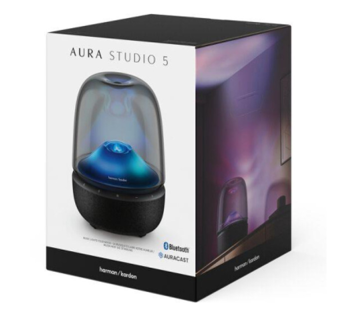 Harman Kardon Акустична система Harman Kardon Aura Studio 5 White/Silver (HKAURAS5WFBSEP)