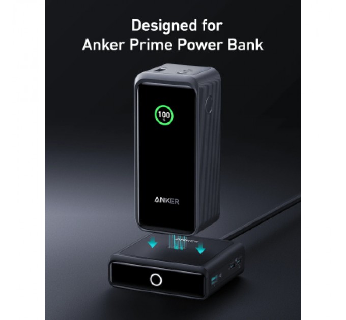 Зарядний пристрій Anker 2xUSB-C 100W + 1xUSB + Pogo pin for Anker Prime black (A1902311)