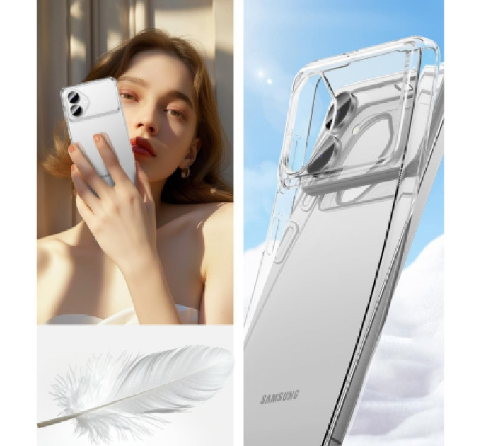 BeCover Чохол до мобільного телефона BeCover silicone Samsung Galaxy S26 Edge SM-S947 Transparent (714879)