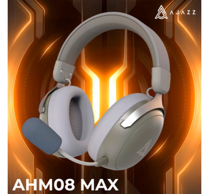 Навушники Ajazz AHM08 MAX 3-Mode Grey (AHM08-MAX-GW)