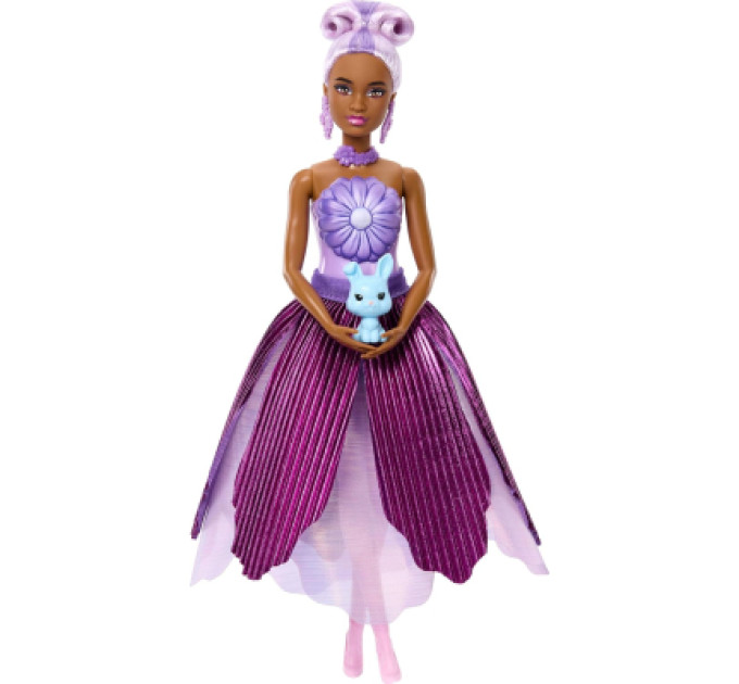 Barbie Лялька Barbie Набір-сюрприз з лялькою Barbie Petal Pop Фіолетова маргаритка (JMF58)