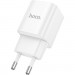 Зарядний пристрій HOCO C147A Charm 1xUSB-C PD20W + 1xUSB QC3.0 White (6942007630276)