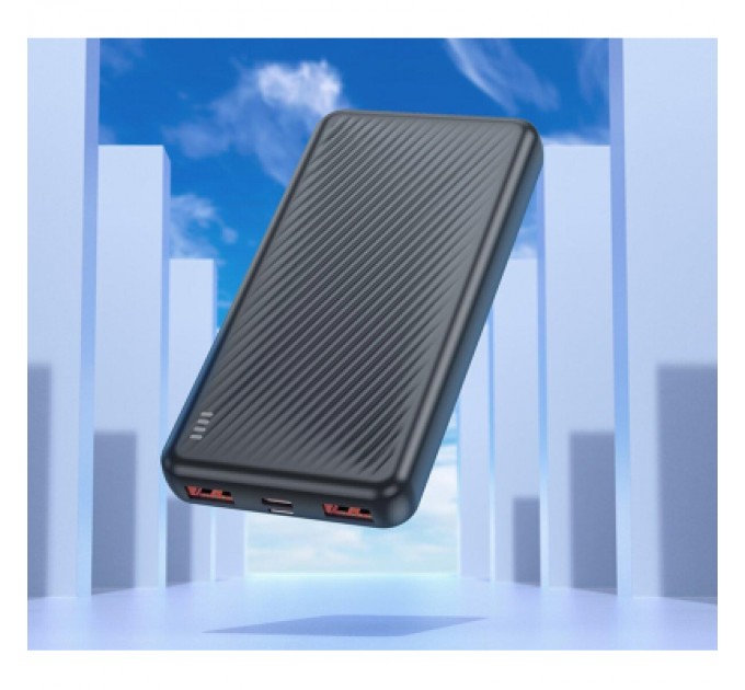 Батарея універсальна BOROFONE 10000mAh BJ56 Graceful 22.5W PD/20W Black (6941991111808)