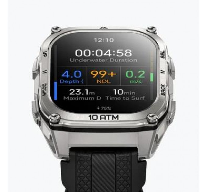 Розумний годинник TANK M4 SILVER KOSPET