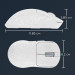 Ajazz Мишка Ajazz AJ199 MAX Carbon fiber Wireless/Bluetooth/USB White (AJ199-MAX-W)